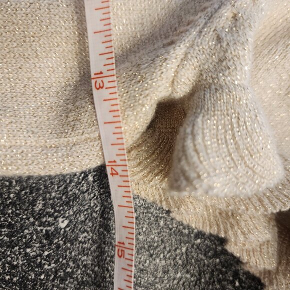 Lilly Pulitzer Rita Ruffled Sweater Dress HOLIDAY GOLD Sparkle Girls XL - Picture 10 of 12